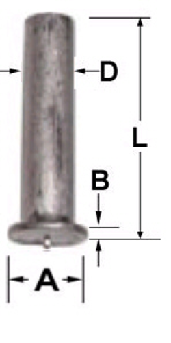 UT STIFT Ø6x40 Matr. MS63