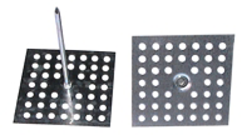 Clavu Por, 50x50x0,4 44 holes,Clip, pin 89x2,7mm CuW