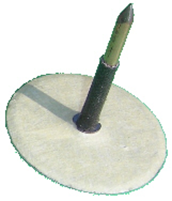 Cup headed pin Ø30x100x2,7mm, Clip and Pin insulated